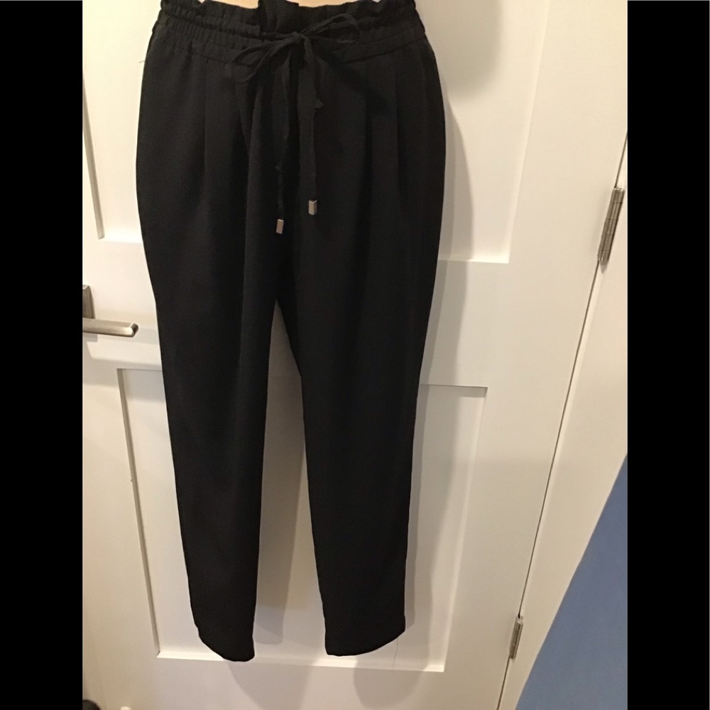 Zara Basic Drawstring Trouser Pants M - image 1